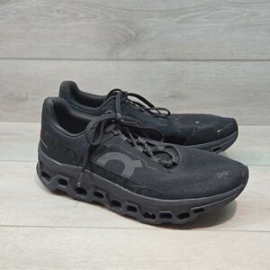 On Running Men's Cloudmonster Black Running Athletic Sneakers Shoes Sz 12